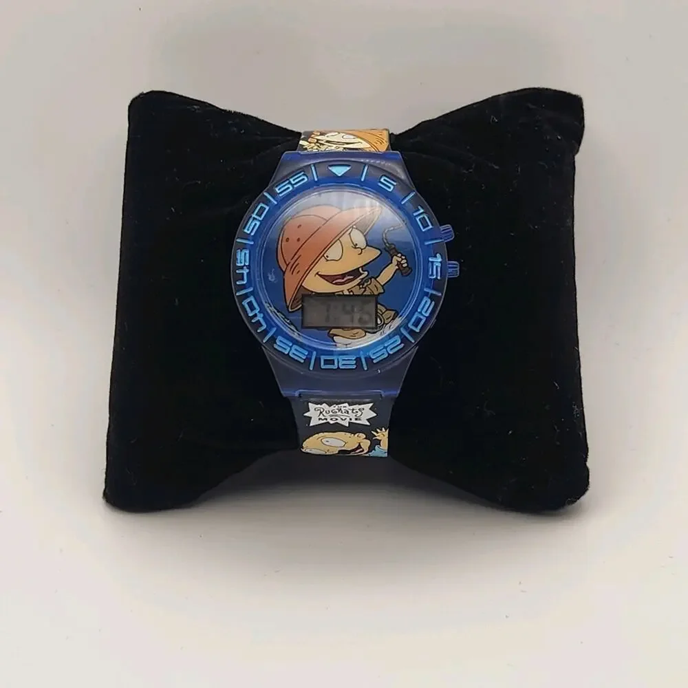 Vtg Rugrats The Movie Watch '98 Viacom Vintage Talking Tommy Pickle Dead Battery